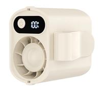 Ventilatore portatile ricaricabile con clip, ventilatore ad aria portatile per sollievo dal raffreddamento, forte 15000 giri/min, con motore a , alimentato a batteria a 5 velocità, ventilatore