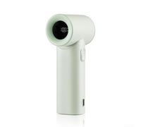 Ventilatore portatile ricaricabile con flusso d'aria efficiente, 5 velocità regolabili, per le calde giornate estive (verde)