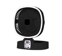 Ventilatore portatile ricaricabile con luce, lanterna LED Silent Camping Essentials, ventilatore USB con gancio per auto, camper, camera da letto, 3 modalità, ventilatore da viaggio per esterni, per