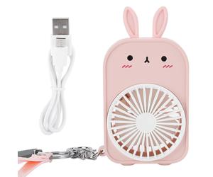 Ventilatore portatile ricaricabile tramite USB, mini, silenzioso, con velocità regolabile, multifunzione, ad alta capacità, dal design alla moda,