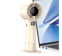 Ventilatore Portatile Ricaricabile - Ventilatore Portatile Pôrtatile | Vențilatore Pôrtatile Ricaricabile, Ventole Turbo Portatili Portatili Ventole Da Scrivania Con Raffreddamento Manuale Con Display