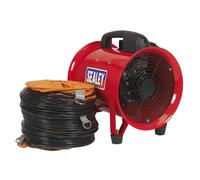 Sealey Portatile Ventilatore 200mm Con 5m Condotto VEN200