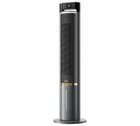 Ventilatore Portatile Senza Pale per Il Raffreddamento evaporativo con Sacchetti di Ghiaccio e Telecomando, Torre silenziosa Che soffia Aria Fredda con Oscillazione a 70°, 3 velocità