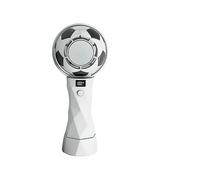 VENTILATORE PORTATILE SUNORA Mini ventilatore manuale stile pallone calcio, funzione refrigerante, schermo LED indicatore carica