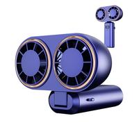 Ventilatore Portatile - Tripla Velocità con Display Digitale e Design Pieghevole | ricaricabile da tavolo e da mano,per studenti ragazzi ragazze adolescenti adulti estate soggiorno scuola campeggio sp