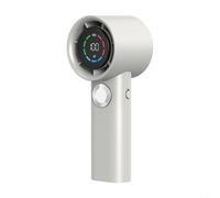 Ventilatore portatile turbo, display digitale ad alta velocità con cavo ricaricabile USB, ventilatore manuale per interni ed esterni