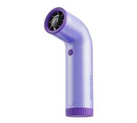 Ventilatore portatile USB con display digitale a 199 velocità a scelta per il monitoraggio della velocità attuale e della durata della batteria (viola)