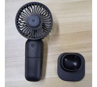 Ventilatore portatile USB da 500mAh con tre velocità regolabili. Questo ventilatore ricaricabile è un'ottima idea regalo per l'estate, per casa, viaggi o uso