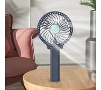 Ventilatore portatile USB Txmfgh - Pieghevole, silenzioso, con vento potente, mini ventilatore ad alta velocità ricaricabile per scrivania o come