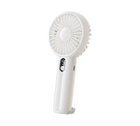 Ventilatore Portatile USB Ventilatore portatile con velocità del vento regolabile. Questo dispositivo leggero funziona sia come che da tavolo. Ricaricabile tramite USB. È un'ottima soluzione.