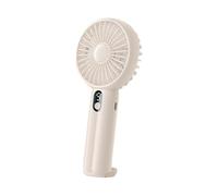 Ventilatore Portatile USB Ventilatore portatile con velocità del vento regolabile. Questo dispositivo leggero funziona sia come che da tavolo. Ricaricabile tramite USB. È un'ottima soluzione.