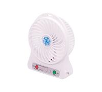 Ventilatore Portatile Ventilatore a LED ricaricabile portatile Raffreddatore d'aria Mini Ventilatore USB da scrivania Ventilatore USB a terzo senza raffreddamento a batteria Mini ventilatore portatile
