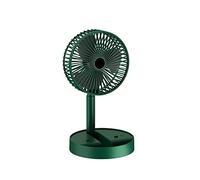 Ventilatore Portatile Ventilatore da scrivania portatile Silenzioso a 3 velocità 2000mAh Alimentato a batteria Ventilatore da tavolo pieghevole da tavolo alimentato tramite USB for la casa Scrivania C