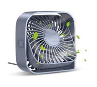 Ventilatore Portatile Ventilatore Da Tavolo USB Forte Flusso D'aria E Funzionamento Silenzioso Mini Ventilatore Da Tavolo A A Tre Velocità Testa Girevole A 360 ° For La Camera Da Letto Del'home Office