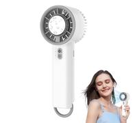 Ventilatore Portatile,Ventilatore di Raffreddamento Personale Portatile - Ricaricabile 3 Velocità Raffreddatore ad Aria Fredda per Vacanze Estive Escursioni Spiaggia Pesca Accessori da Viaggio