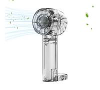Ventilatore portatile - Ventilatore personale da viaggio ricaricabile a forte - 3 velocità Flusso d'aria forte pratica intelligente per lo sport i giochi il trucco e il
