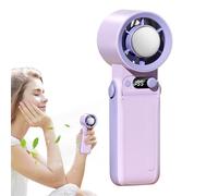 Ventilatore portatile, ventilatore personale ricaricabile, 6000 mAh, leggero, pieghevole, rinfrescante, 199 velocità, per le donne, viaggi, auto, esterno, camera da letto, campeggio e spiaggia