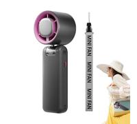 Ventilatore portatile, ventilatore personale | Ventilatore di raffreddamento pieghevole,Dispositivo di traffico aereo portatile, forniture da viaggio all'aperto per donne, uomini, adolescenti,