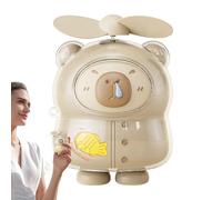 Ventilatore portatile, ventilatore portatile ricaricabile | Capybara Personal Cooler, USB - Ventilatore di raffreddamento silenzioso portatile ricaricabile per viaggiare fuori dalla scuola di