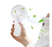 Ventilatore Portatile - Ventilatore USB a 3 Velocità,Con Gancio Batteria 1200mAh Elettrico 3500-6500 RPM | per Bambini Studenti Estate Viaggi Camera Auto Spiaggia Esterno