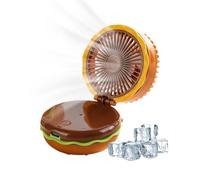 Ventilatore portatile | Ventilatore USB Handheld | 3-Speed Ricaricabile F́an | Burger Design