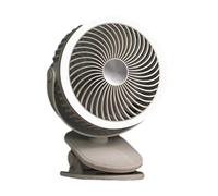 Ventilatore Portatile Ventola Con Clip For Letto Ventilatori Alimentati Da Tavolo For Campeggio Domestico 3 Velocità Ruota 720 ° Ventola USB Forte Flusso D'aria Silenzioso(White)