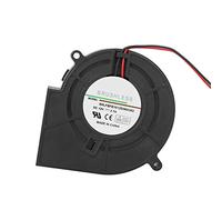 Ventilatore Radiale DC Senza Spazzole, Ventilatore Centrifugo con Doppio Cuscinetto a Sfera 12V, Raffreddamento Turbofan Accessori Ventilatore Centrifugo con 2 pin, 97 * 94 * 33mm