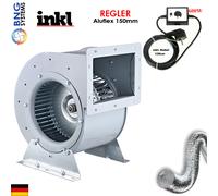 Ventilatore Radiale Regolatore + Tubo Flessibile Luftabsaugung Centrifughe