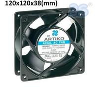 Ventilatore raffreddamento assiale 120x120x38 mm 230V