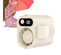 Ventilatore Raffreddante per Auto - 100 Velocità Raffrescatore Personale Silenzioso Con Display Digitale,Ventilatore a Clip con Rotazione a 360 Gradi | Per Pesca Spiaggia Campeggio Escursionismo Camer