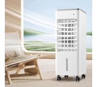 Ventilatore raffreddante portatile, Raffreddatore d'aria evaporativo portatile 9L LED multicolore Timer Osc a 3 velocità 90 gradi 23,5x24x55,5 cm