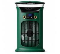 Ventilatore Raffrescatore da Tavolo 3 in 1, Mini Condizionatore Portatile con Serbatoio d’Acqua da 880 ml, 3 Velocità e Luce LED 7 Colori, Ventilatore Umidificatore USB per Camera e Ufficio (Green)