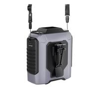 Ventilatore ricaricabile a clip con forte uscita flusso d'aria USB di ricarica e velocità di regolazione liberando le mani per picnic durevole borsa clip ventilatore