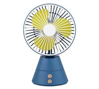 Ventilatore ricaricabile - Ventilatore USB ricaricabile, Ventilatore oscillante | Ventilatore da scrivania ricaricabile a 3 velocità, ventilatore da scrivania antiscivolo per la casa,