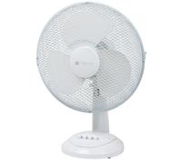 Techly Ventilatore Rotante da Tavolo Diametro 30 cm a 3 Velocità