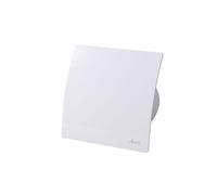Ventilatore Scarico 125mm Sensore Umidità + Timer Variabile Silent Escudo Bianco