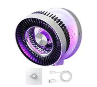 Ventilatore Scrivania 5 Velocità Funzione Timer Pieghevole Luce RGB