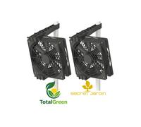 Ventilatore secret jardin doppio grow box silenzioso clip monkey fan 2x120mm 24v [EEK: A]