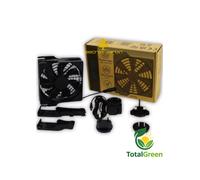 Ventilatore secret jardin grow box silenzioso clip dc3 pale monkey fan 120mm 24v [EEK: A]