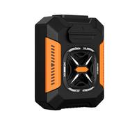 Ventilatore senza fili ad alta capacità 5000mAh Outdoor Portable Vita Appeso Collo 3 ingranaggi Forti flussi d'aria Ventilatore a clip personale portatile ricaricabile