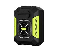 Ventilatore senza fili ad alta capacità 5000mAh Outdoor Portable Vita Appeso Collo 3 ingranaggi Forti flussi d'aria Ventilatore a clip personale portatile ricaricabile