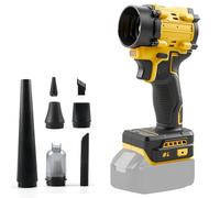 Ventilatore senza fili e aspirapolvere a mano 2 in 1 compatibile con batteria Dewalt da 20 V (non batteria), aspirapolvere ad aria compressa brushless, aspirapolvere portatile con 5 ugelli per auto