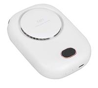 Ventilatore Senza Foglie, Un Ventilatore Manuale Supporta USB Ricarica Larga -angolare Alimentazione a 3 velocità di Regolazione della velocità del e Facile da Indossare da Un Guinzaglio