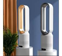 Ventilatore senza lama da 20 pollici a basso rumore Telecomando Ioni negativi Muto Ventilatore elettrico da tavolo Ventilatore da pavimento per aria condizionata domestica Ventilatore a torre Colore r