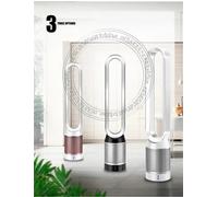 Ventilatore senza lama per circolazione di purificazione dell'aria da 42 pollici Ventilatore elettrico da pavimento per dormitorio ultra silenzioso Camera senza lama per torre White Silver