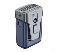 Ventilatore senza lama ricaricabile USB per montaggio in vita con batteria da 12000 mAh e opzioni regolabili a 3 velocità per attività all'aperto (B)