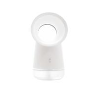 Ventilatore senza pale con luce notturna 3 LED da scrivania compatta per