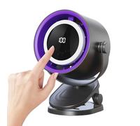 Ventilatore Senza Pale Per Camera Da | Ventilatore USB Portatile - Strumento Elettrico Portatile Con Luce Ambientale Notturna, USB E Pinza Per Scrivania, Casa, Cucina E Camera Da