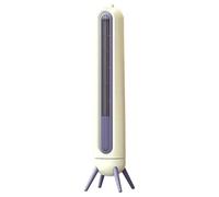 Ventilatore Senza Pale, Ventilatore a Torre, Ventola di Raffreddamento a Pavimento, Ventilatore Silenzioso per Aria condizionata, Ventilatore da Terra, 3 velocità del Vento, Elegante ed Elegante, Si