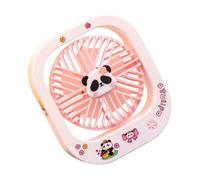 Ventilatore singolo da scrivania, forma quadrata, design carino, funzionamento silenzioso, adatto per uso interno